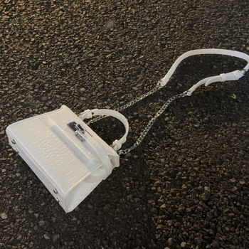 Muška crossbody torba s krokodilskim uzorkom, casual stil, svilenkasto cvjetni materijal, PVC podstava, jesen 2025