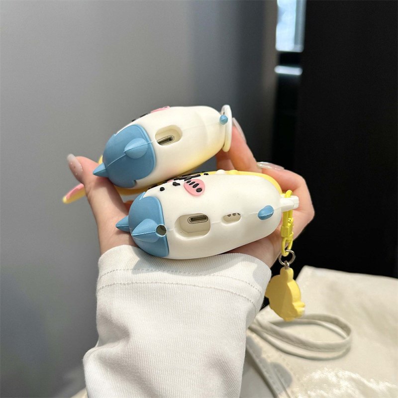 Θήκη προστασίας AirPods Pro από σιλικόνη — κατασκευή με έγχυση, μαλακή θήκη, προσαρμόσιμη, συμβατή με 2η–4η γενιά AirPods Pro