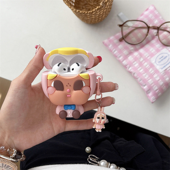 One Hundred Points Cartoon Σιλικόνης Θήκη AirPods Pro — Όλο σε Ένα Σχέδιο, Συμβατή με AirPods Pro 1–4 Γενιά