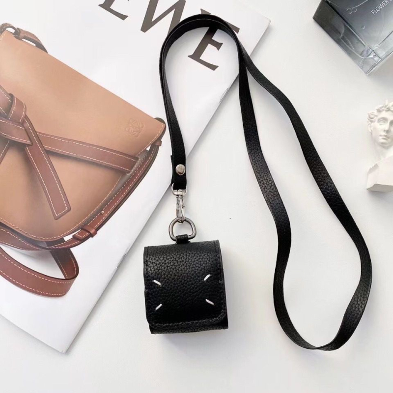 AirPods tok műbőr, domborított dizájn, univerzális illeszkedés, Apple-kompatibilis, testreszabás támogatott