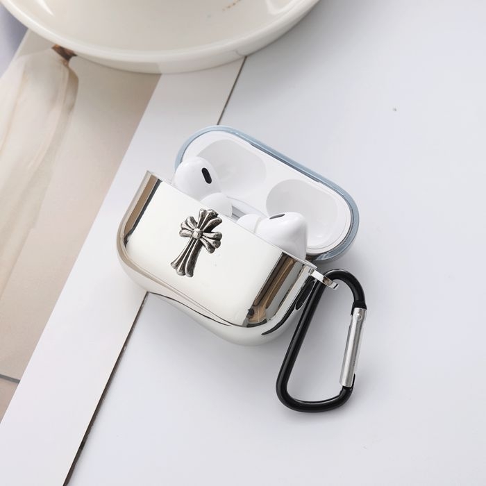 Croxin 3D reljefna kožna zaštitna futrola za AirPods 4, Pro 3, za Apple uređaje