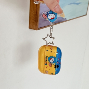 Zaštitna futrola za AirPods Pro 3 i Pro 2 — polikarbonat, reljefna površina, mekani kućište, dizajn mačkice