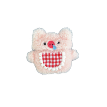 Etui za slušalice u stilu pregače, plišasti silikon, crtani dizajn, za Apple AirPods 1/2/3 Pro, elektroplating završetak