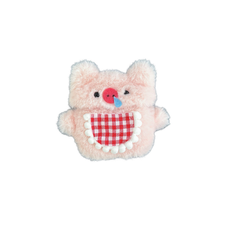 Etui za slušalice u stilu pregače, plišasti silikon, crtani dizajn, za Apple AirPods 1/2/3 Pro, elektroplating završetak