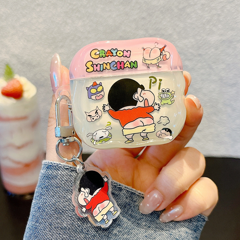 Kućište za AirPods Pro 3 – crtić Shin-Chan stil, TPU, injekcijsko oblikovanje