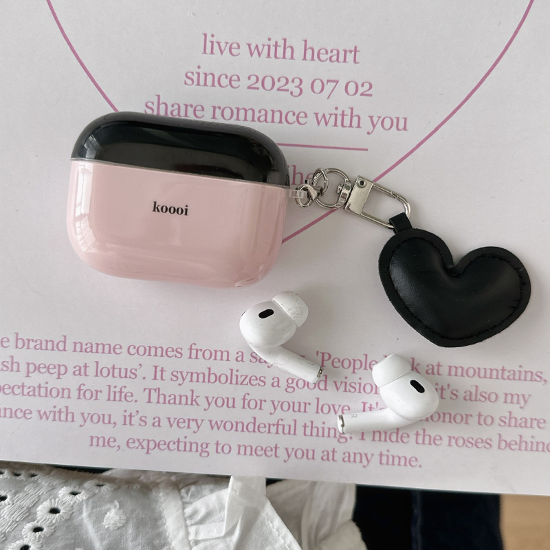 AirPods védőtok – szilikonból, minimalist dizájn, nyomott felület, kompatibil Apple AirPods: 4. generáció, 2., 3. generáció és Pro 2