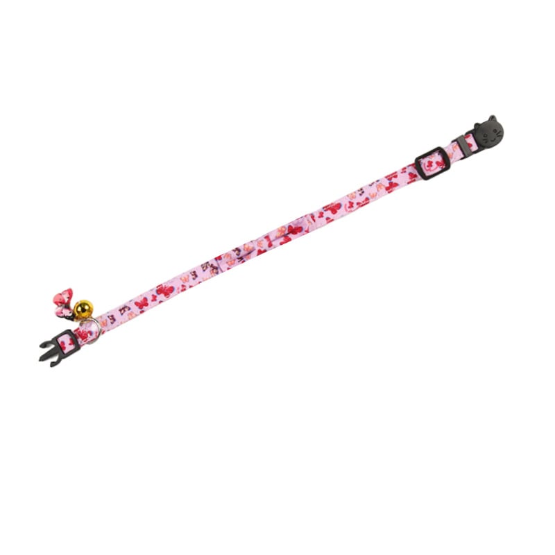 Colier pentru pisici Casual cu fir de catifea (toate sezoanele; sărbători: Crăciun, Sărbători de primăvară; mărci private autorizate: Da)