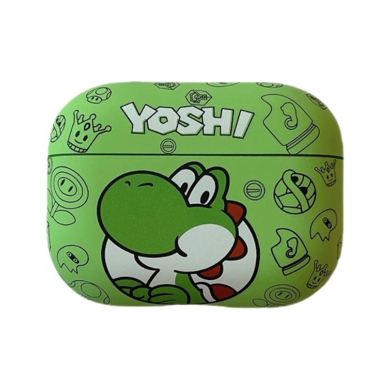 AirPods Pro защитен калъф – тема Марио, TPU матово покритие, съвместим с AirPods Pro 1/2/3