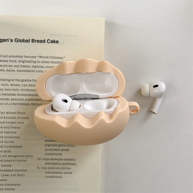 3D silikonska torbica u obliku jaja za AirPods Pro, kompatibilna s generacijama 1–4