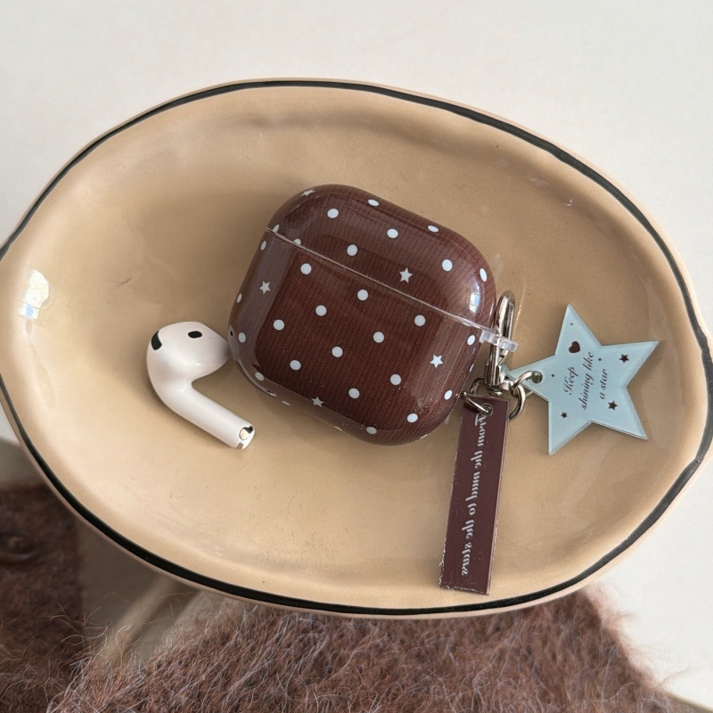 AirPods Pro кейс – PC, мек корпус, универсална съвместимост, embossed дизайн, съвместим с Apple