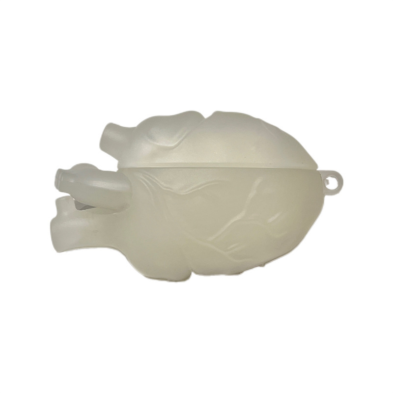 Carcasă din silicon pentru AirPods Pro 2nd/3rd Gen, design inimă 3D – turnare prin injecție, compatibilă cu Apple