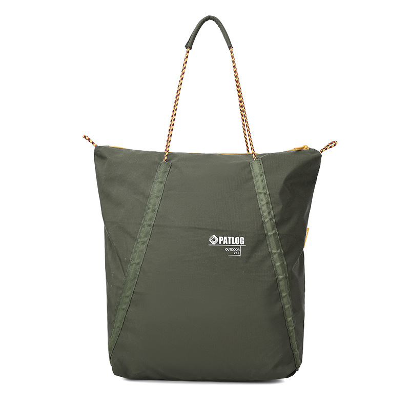 Rucsac de călătorie pliabil — stil urban minimalist, poliester, pentru utilizare zilnică, geantă de umăr pentru bărbați