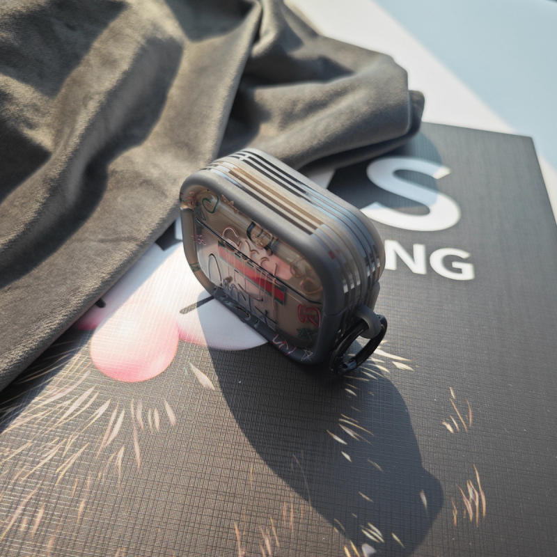 TPU защитен калъф за AirPods Pro 2-ра и 4-та генерация, инжекционно формован, универсален, съвместим с Apple