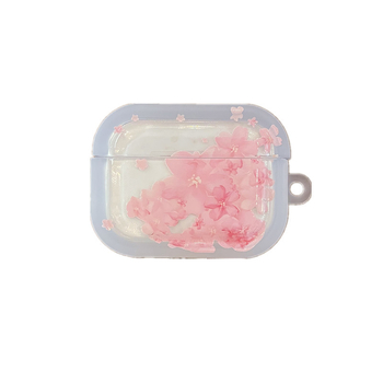Kućište za AirPods Pro s dizajnom cvijeta trešnje, za 4. generaciju i 2./3. generaciju, otporno na padove