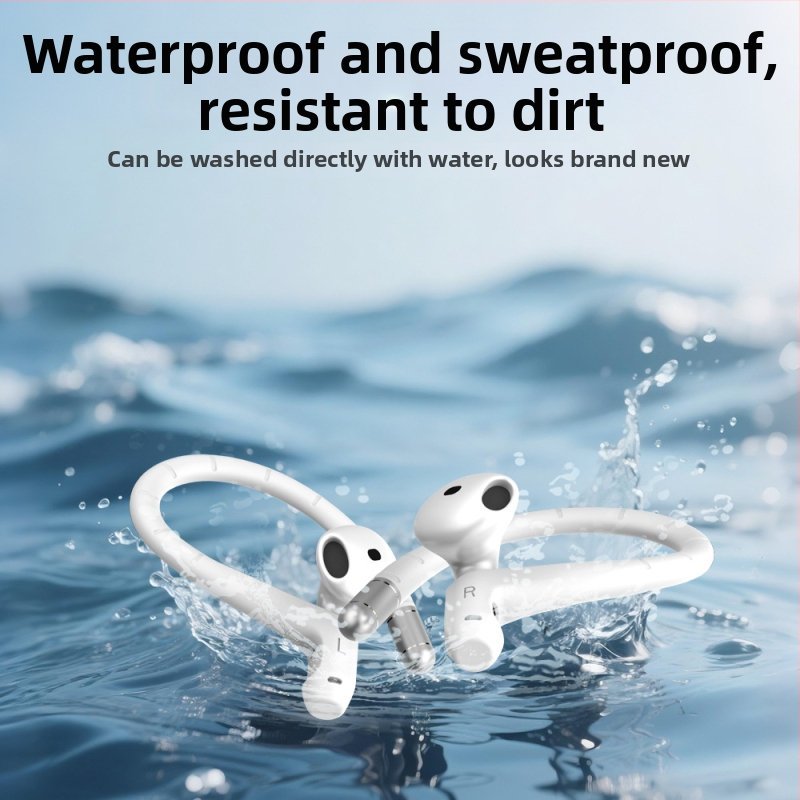 AirPods silikónový háčik na ucho – proti strate, prenosný, vstrekované, všeobecné použitie pre Apple AirPods (1./2. generácia)
