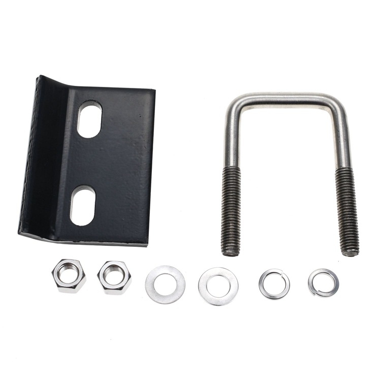 U-veida stiprinājumi pie piekabes ar triecienizturīgiem stabilizatoriem | Materiāls: oglekļa tērauds + dzelzs | Modeļi: YH1927, YH1787, YH2095 | Virsmas apstrāde: plastmasas pārklājums