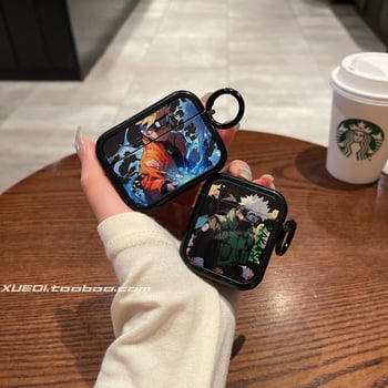 Carcasă de protecție TPU Naruto Kakashi pentru AirPods Pro 2 și AirPods 3/4 Gen, tip split, universal, turnare prin injecție