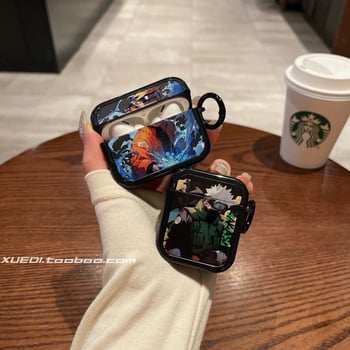 Carcasă de protecție TPU Naruto Kakashi pentru AirPods Pro 2 și AirPods 3/4 Gen, tip split, universal, turnare prin injecție