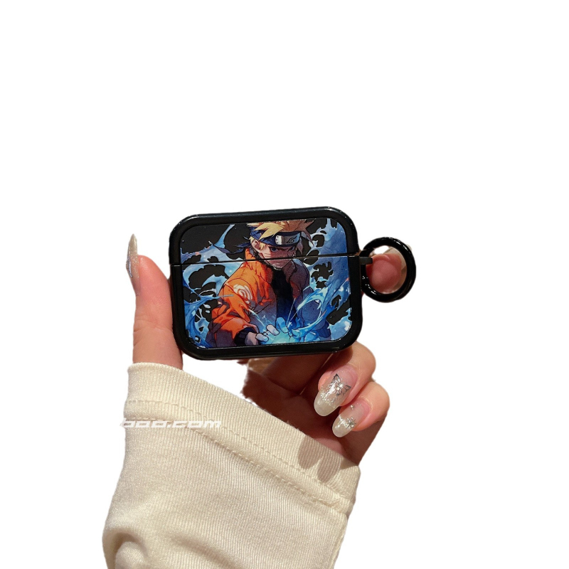 Carcasă de protecție TPU Naruto Kakashi pentru AirPods Pro 2 și AirPods 3/4 Gen, tip split, universal, turnare prin injecție