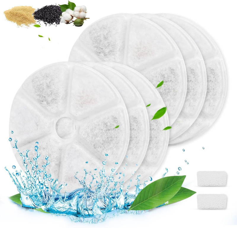 Nehrđajući čelični fontan za vodu za kućne ljubimce sa filtracijom, odvojiva, pogodna za mačke i pse, bez aplikacije