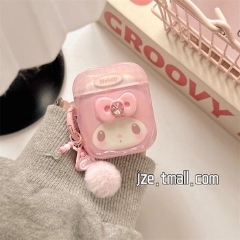 Husa AirPods TPU, design portabil în stil desen animat, turnare prin injecție, compatibil cu Apple AirPods 2/3 și AirPods Pro 2