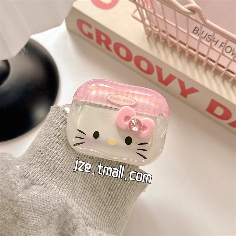 Husa AirPods TPU, design portabil în stil desen animat, turnare prin injecție, compatibil cu Apple AirPods 2/3 și AirPods Pro 2