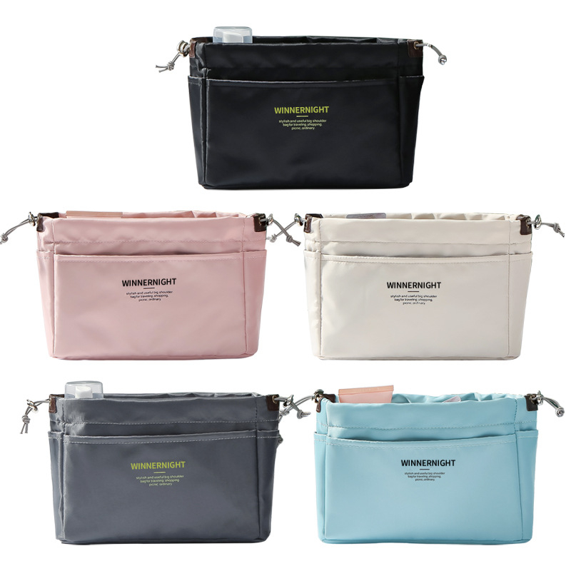 Geantă de călătorie din nailon, cubiformă, stil lux ușor, izolație, pentru depozitare de produse cosmetice (model S220316)