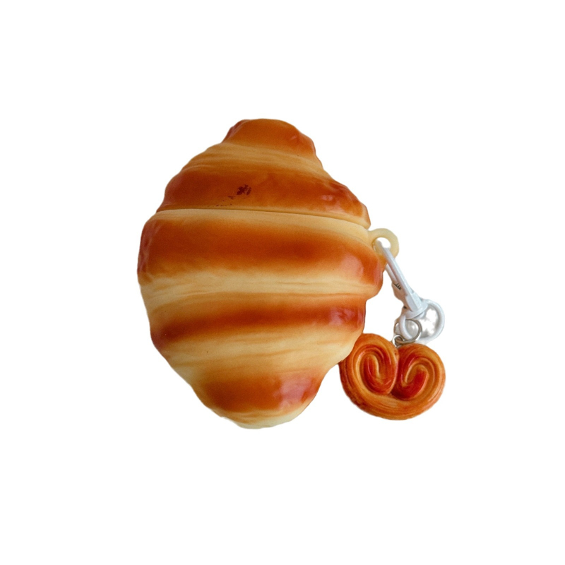 3D kroasan oblikovana silikonska futrola za AirPods Pro 3
