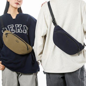 Pánska hrudná taška, mestský jednoduchý štýl, nylon, nepremokavá, na každodenné použitie