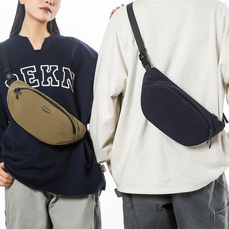 Pánska hrudná taška, mestský jednoduchý štýl, nylon, nepremokavá, na každodenné použitie