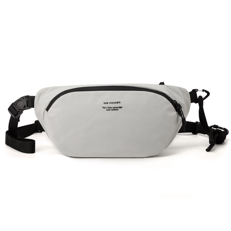 Pánska hrudná taška, mestský jednoduchý štýl, nylon, nepremokavá, na každodenné použitie