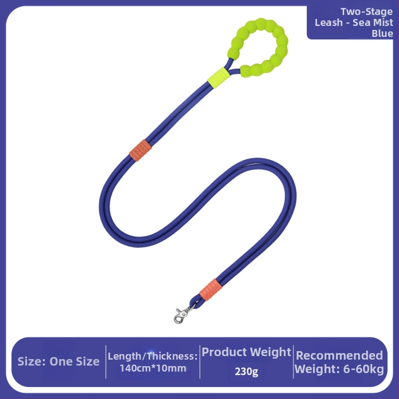 Nylonový ťahový pás pre psy - dvojsegmentový popruh cez telo pre stredné a veľké psy