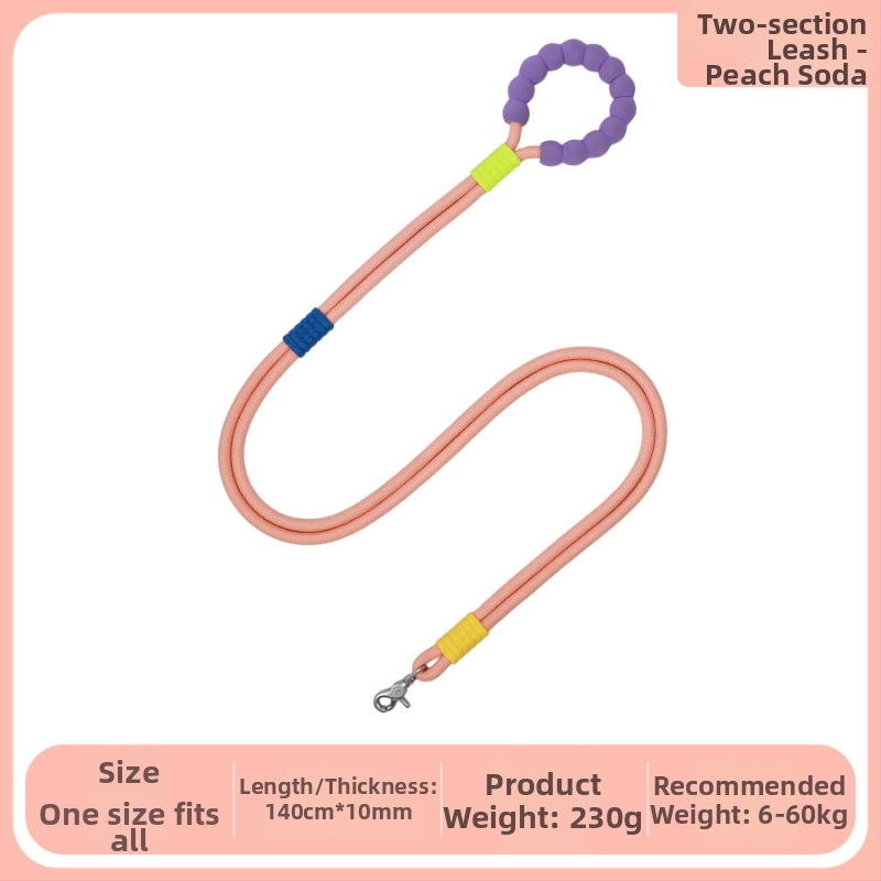 Nylonový ťahový pás pre psy - dvojsegmentový popruh cez telo pre stredné a veľké psy