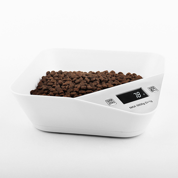 Kutyáknak és macskáknak szánt súlyozó tál — Levehető, 400 g, ANOBEI márka, Modell: Weighing Bowl