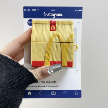 Silikonska futrola u obliku hrane za AirPods 4. generacije i Apple Bluetooth slušalice 2./3. generacije/Pro