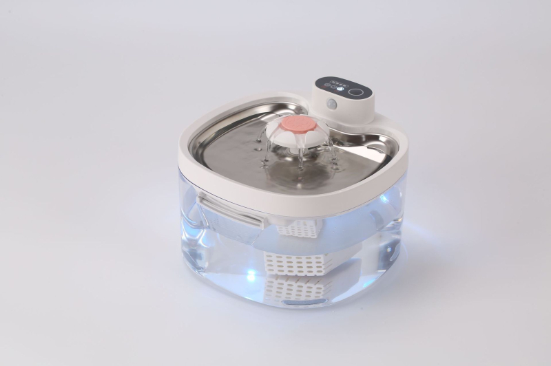 Pametna posuda za vodu za kućne ljubimce s cirkulacijskim filtrom, bežični automatski senzor, odvojiva, model C7a, za mačke i pse (0,7 kg)