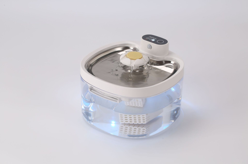 Pametna posuda za vodu za kućne ljubimce s cirkulacijskim filtrom, bežični automatski senzor, odvojiva, model C7a, za mačke i pse (0,7 kg)