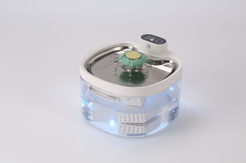 Pametna posuda za vodu za kućne ljubimce s cirkulacijskim filtrom, bežični automatski senzor, odvojiva, model C7a, za mačke i pse (0,7 kg)