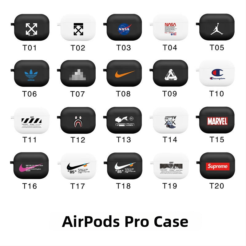 ZJ TPU ochranný obal pre AirPods Pro 2 a AirPods 4 – delený typ, univerzálny, vstrekované formovanie