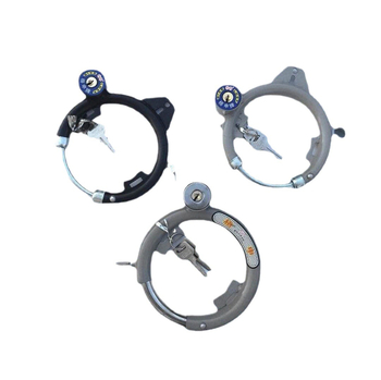 Lacăt metalic pentru bicicletă, mecanism cu arc, anti-furt, formă rotundă, brand Licheng