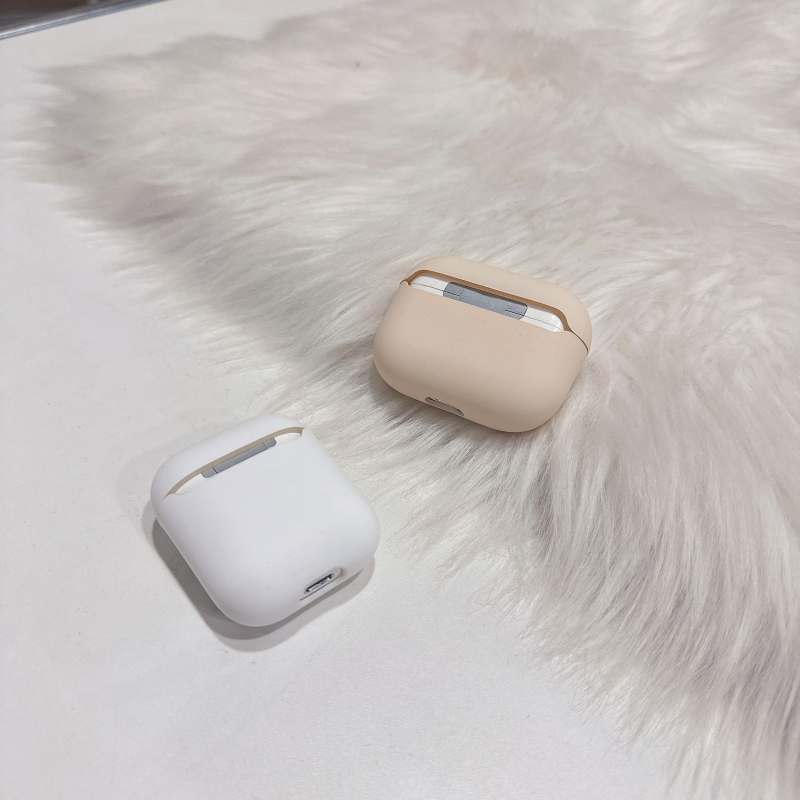 AirPods púzdro – TPU, priehľadný matný povrch, univerzálne pre AirPods 1/2/3/4 a AirPods Pro 2