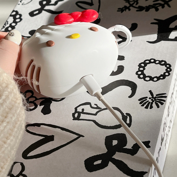Slatka silikonska futrola za AirPods Pro 3 s KT Cat motivom i Rice Ball dizajnom, za Generacije 1–4