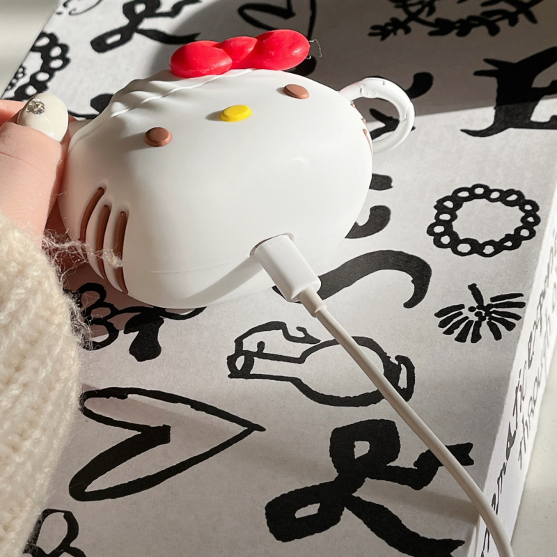 Slatka silikonska futrola za AirPods Pro 3 s KT Cat motivom i Rice Ball dizajnom, za Generacije 1–4
