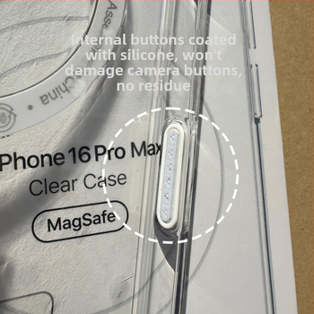 Pouzdro na iPhone s MagSafe, nárazuvzdorné, proti žltnutiu, proti otlačkom prstov, odolné voči prachu