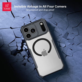 Carcasă de protecție pentru seria iPhone 17 – TPU + PC, antișoc, disipare a căldurii, prindere magnetică, anti-cădere; compatibilă cu iPhone 17, 17 Pro, 17 Pro Max, 17 Air; decupaje camera precise.