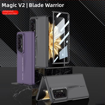 Huawei Honor MagicV2 Blade telefona korpuss, matēta virsma, pilnīga aizsardzība, PC materiāls, kritiena izturība, pielāgošanas iespēja