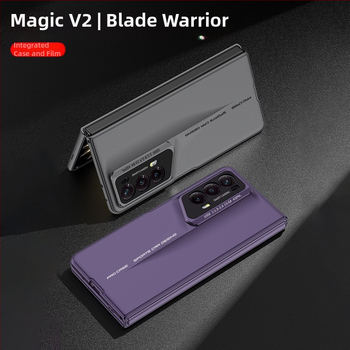 Huawei Honor MagicV2 Blade telefona korpuss, matēta virsma, pilnīga aizsardzība, PC materiāls, kritiena izturība, pielāgošanas iespēja
