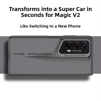 Huawei Honor MagicV2 Blade telefona korpuss, matēta virsma, pilnīga aizsardzība, PC materiāls, kritiena izturība, pielāgošanas iespēja