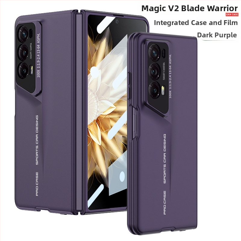 Huawei Honor MagicV2 Blade telefona korpuss, matēta virsma, pilnīga aizsardzība, PC materiāls, kritiena izturība, pielāgošanas iespēja