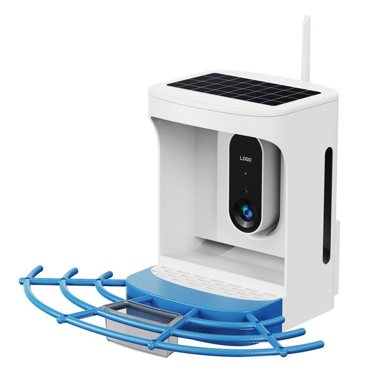 Jy-by01 Pametna hranilica za ptice s kamerom, upravljanje putem aplikacije, solarno napajanje, vanjska vodootpornost, odvojiva